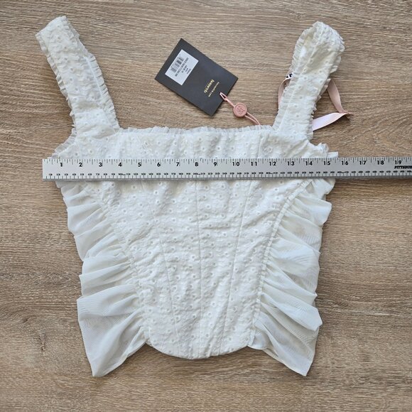 House of CB Catalina Corset Top New With Tags Size Medium Bodice Romantic $135 - Picture 6 of 17